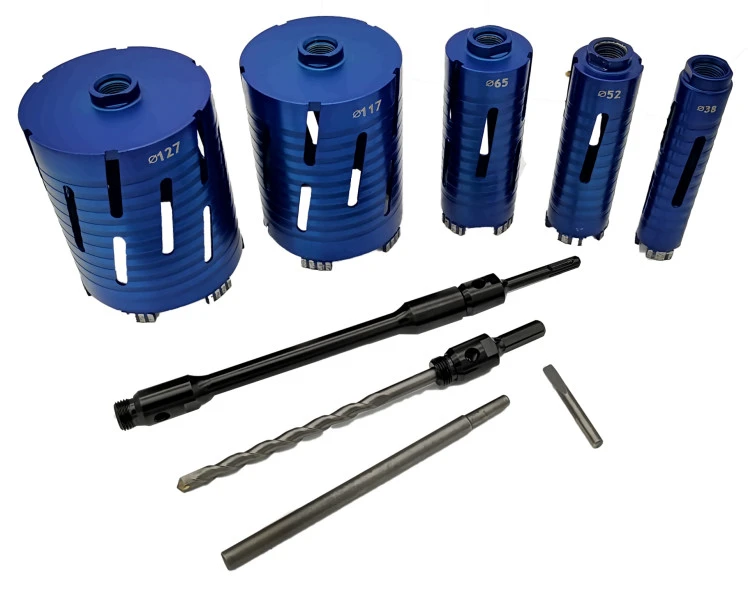 HBM 11 Delige Professionele Diamantborenset 38 / 52 / 65 / 117 / 127 Mm - Afbeelding 2