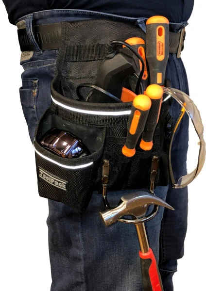 ToolPack Industriële Gereedschapshouder, Metalen Hamerhouder, Metalen Broekclip En Riemlus - Afbeelding 2