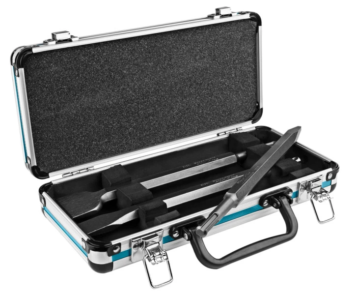 Makita D-42357 SDS-Plus 3 Delige Beitelset In Koffer - Afbeelding 2