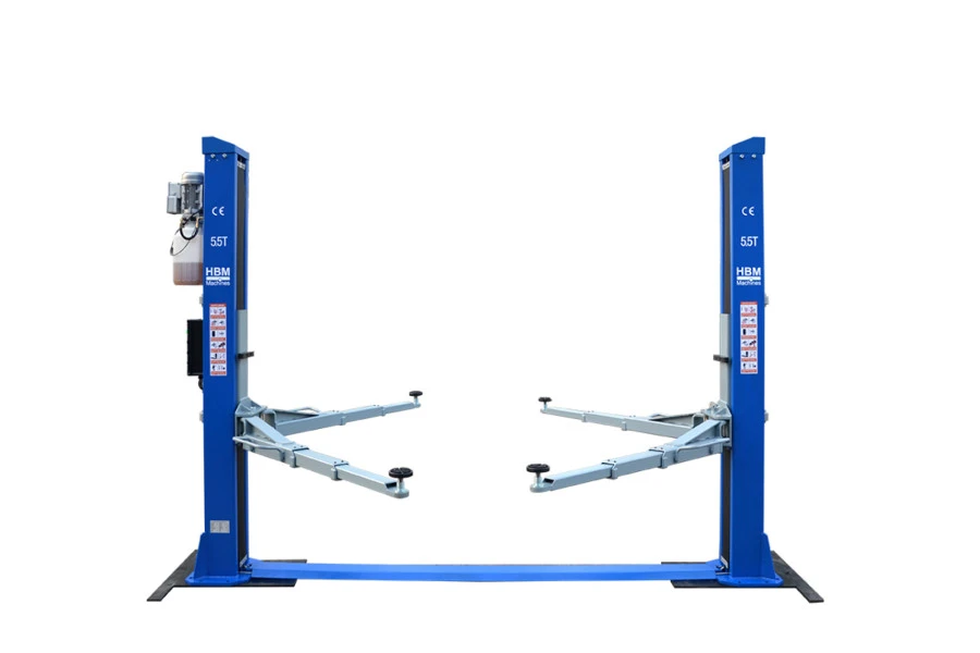 HBM 2 Hydraulische 2 Koloms Hefbrug Met Elektronische Ontgrendeling 5500 Kg - Afbeelding 5