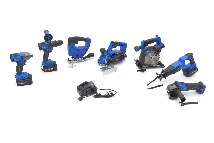 HBM Combiset Op Accu, 7-delig, 18V 5,0Ah Power20.5 - Afbeelding 3