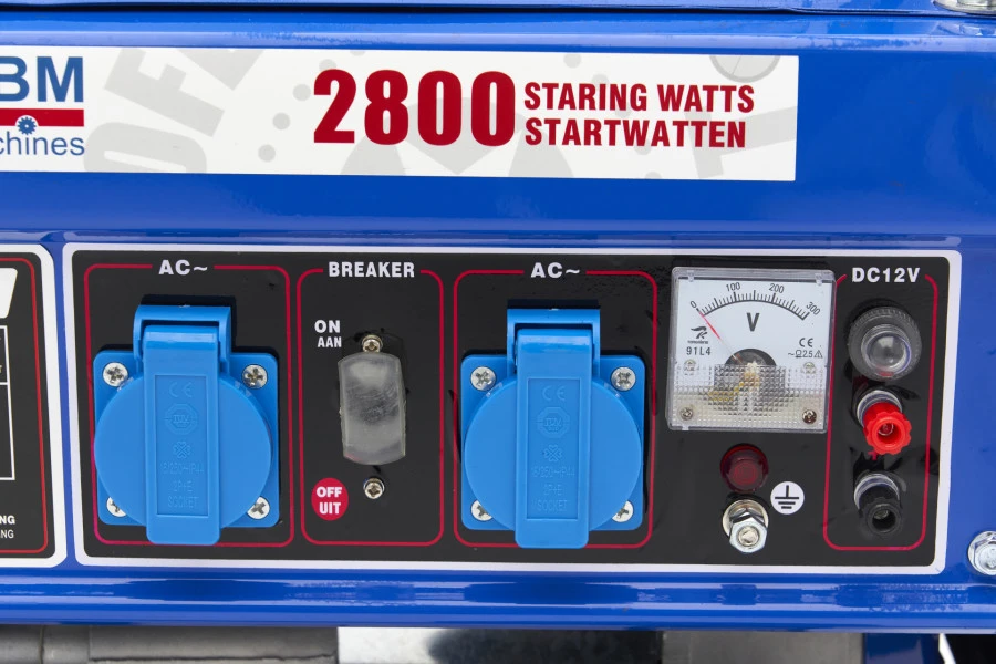 HBM 2.800W Generator Met 208 Cc Benzinemotor, 230V - Afbeelding 8
