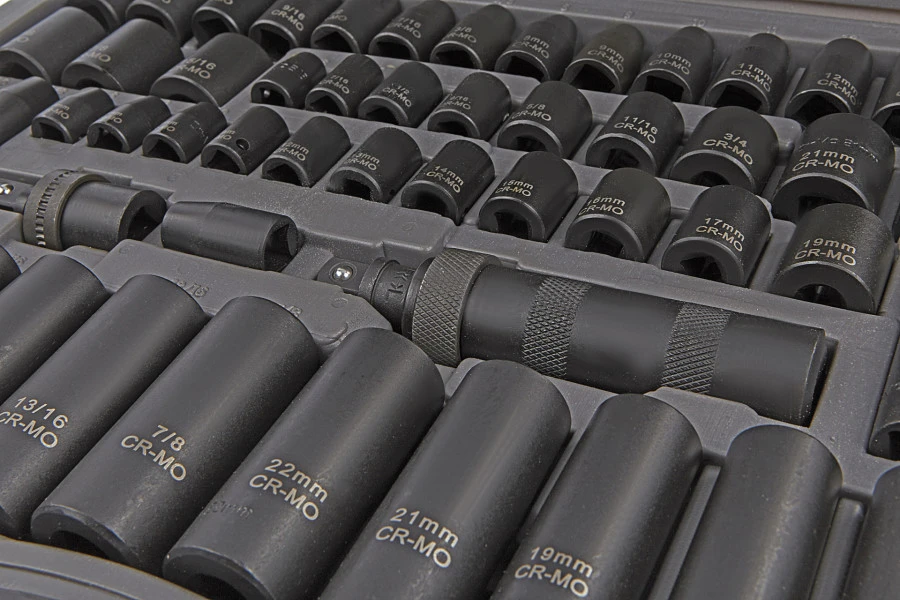 HBM 119 Delige Professionele Krachtdoppenset Metrische En INCH Maten - Afbeelding 3