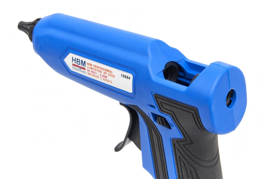 HBM Professioneel Lijmpistool Op Accu 20 Volt - 2,0Ah Inclusief 2 Accu's - Afbeelding 4