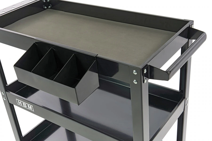 HBM Deluxe 3 Laags Universele Verrijdbare Gereedschapswagen - Afbeelding 5