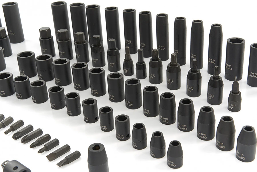 HBM 119 Delige Professionele Krachtdoppenset Metrische En INCH Maten - Afbeelding 8