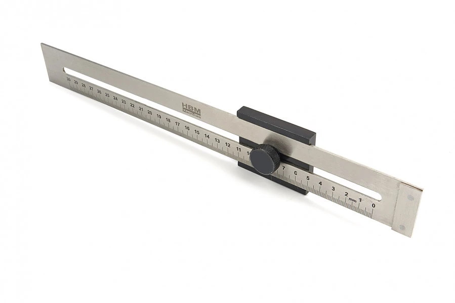 HBM 300 Mm Afkras Liniaal Model 1 - Afbeelding 2