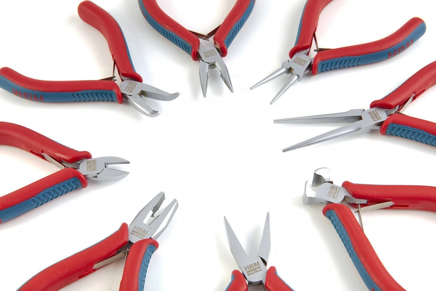 HBM Professionele 8 Delige Precisie Tangenset - Afbeelding 2