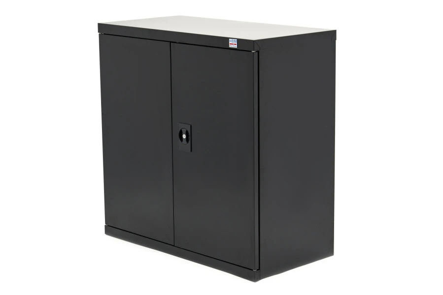 HBM Profi Gereedschapskast 90 X 45 X 90 Cm. Met 3 Planken Zwart