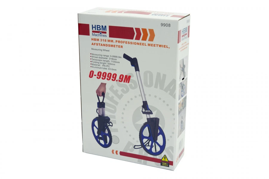 HBM 318 Mm. Professioneel Meetwiel, Afstandsmeter - Afbeelding 12